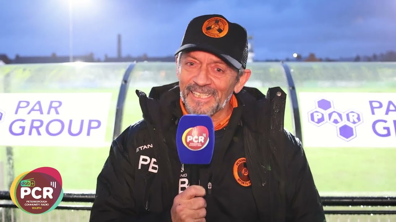 Phil Brown Reacts After 1-0 Win Peterborough Sports Outfight Chorley  National League North Reaction