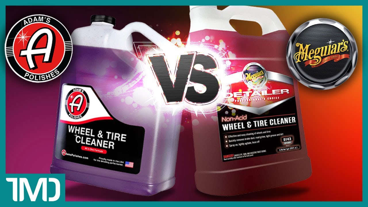Adam's Wheel & Tire против некислотных очистителей колес и шин Meguiar's | Что лучше купить?
