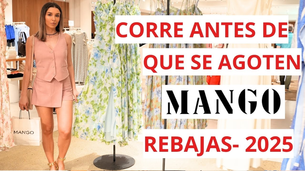 ¡REBAJAS LOCAS en MANGO! Me probé TODO lo mejor del primer día | GRAND HAUL 🖤