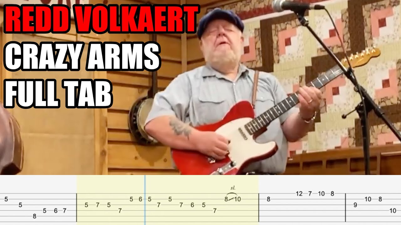 Redd Volkaert - Crazy Arms FULL TAB