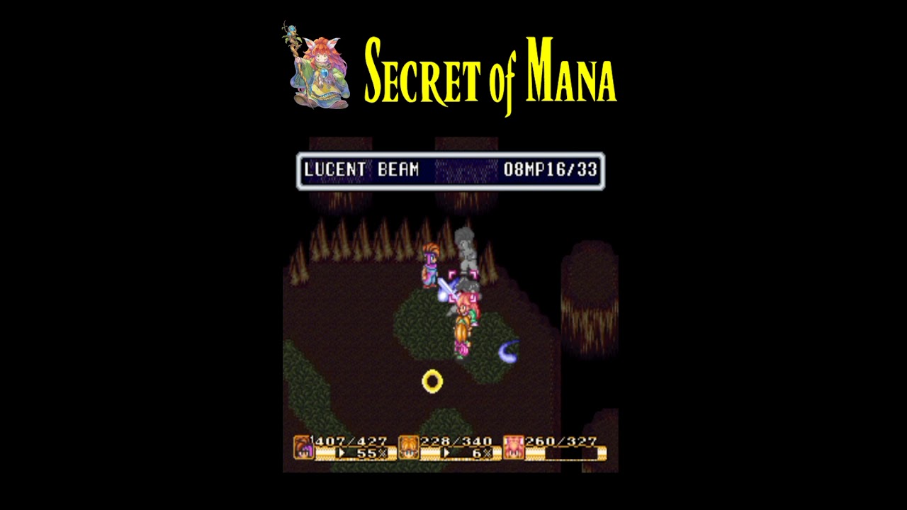 secret of mana SNES gameplay HD [boss]