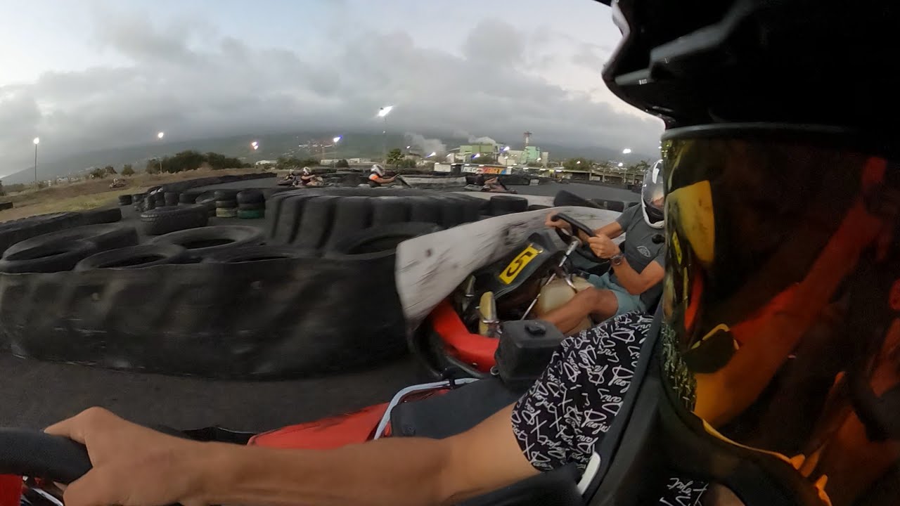 KARTING - JE L'ENVOI DANS LE DÉCOR 😱| Go Pro Max/ île de la Reunion 974