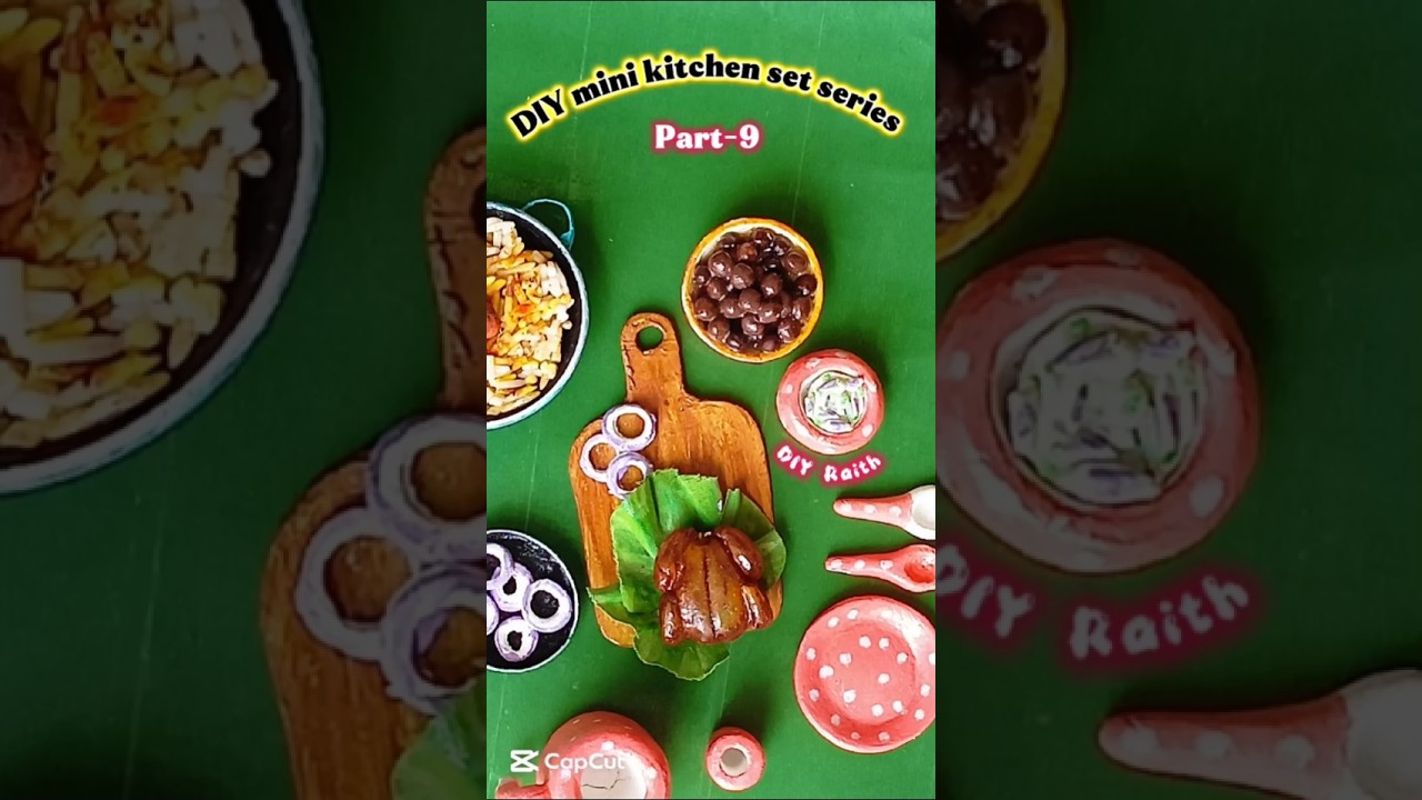 DIY mini kitchen set series part-9