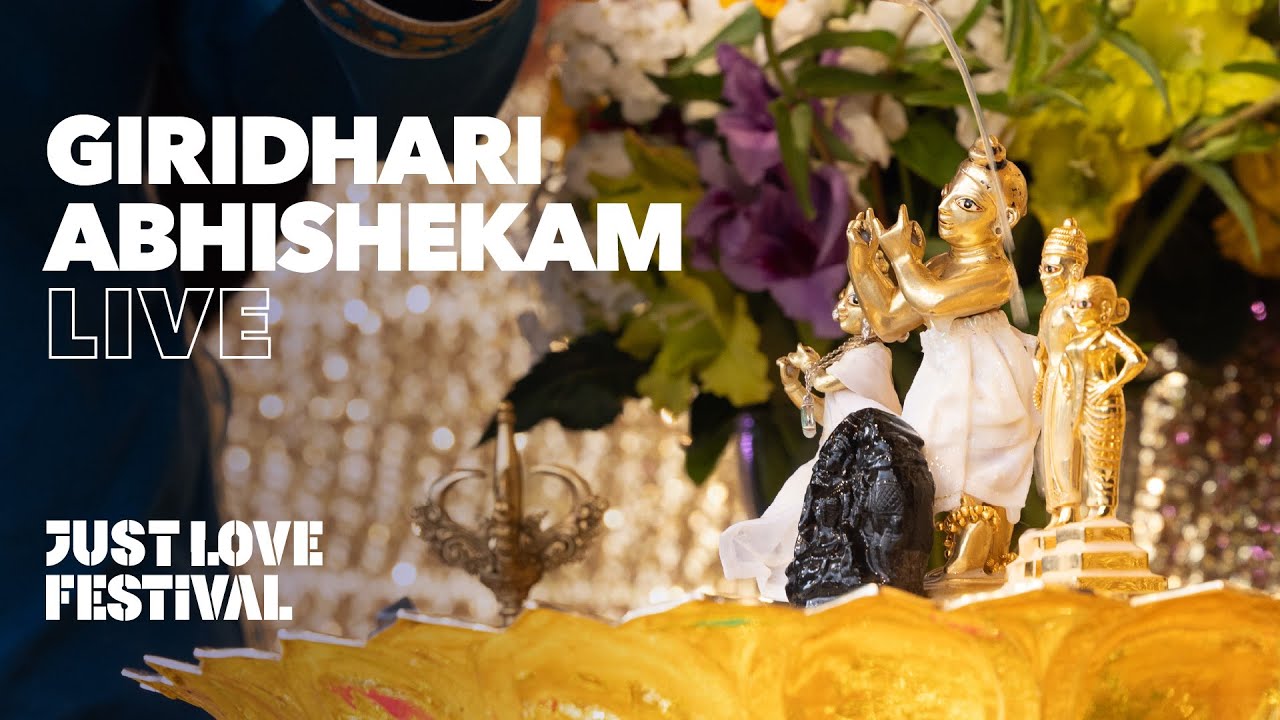Giridhari Abhishekam with Paramahamsa Vishwananda | Just Love Festival 2024