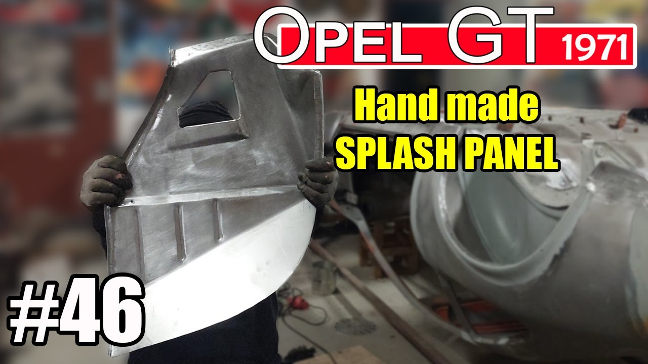 One piece Splash panel for Opel GT 1971 project #46