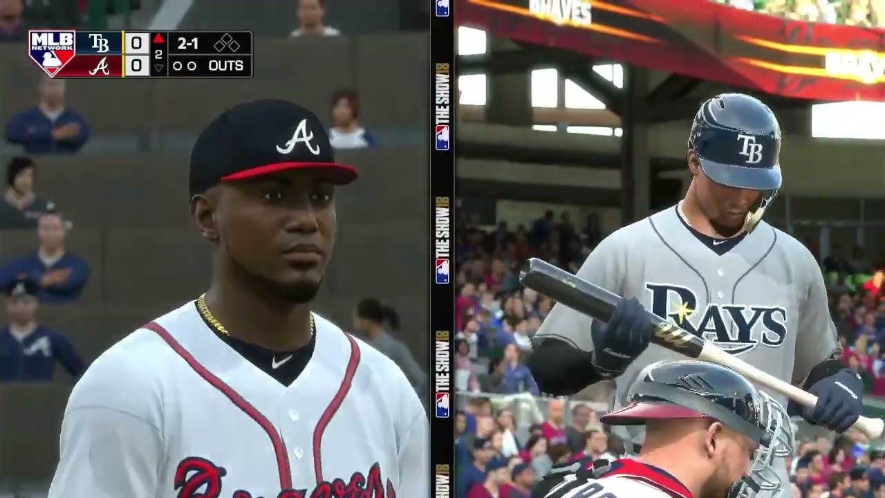 Braves Vs Rays Simulação MLB 01/03/26 (PS4) The Show 18