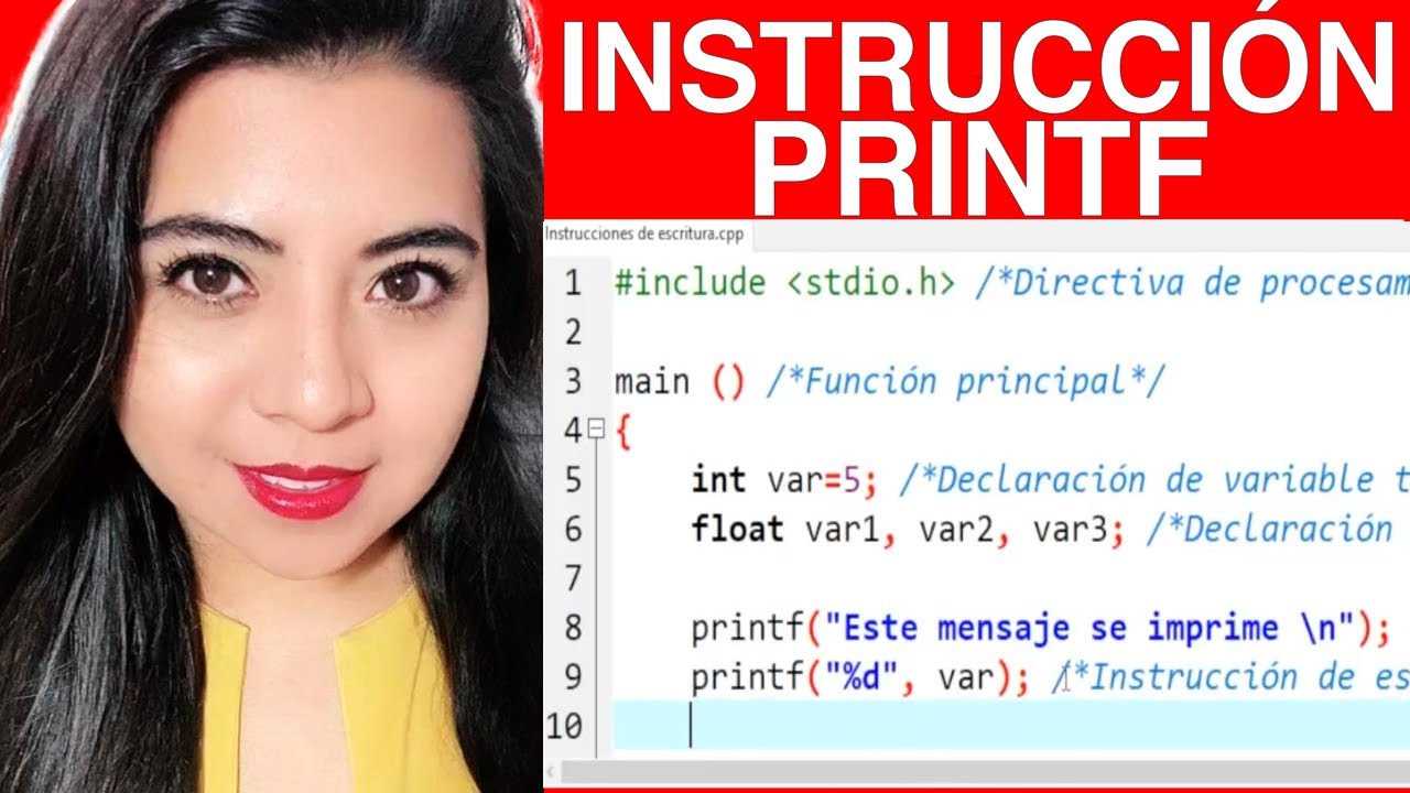 PROGRAMAR la INSTRUCCIÓN de ESCRITURA (printf) - Programación en lenguaje C #5