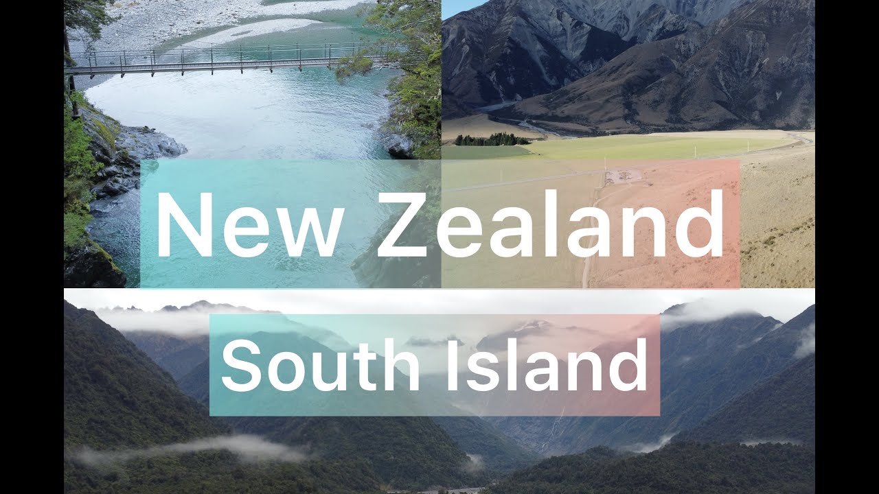 New Zealand South Island | Flying Drone | 4K