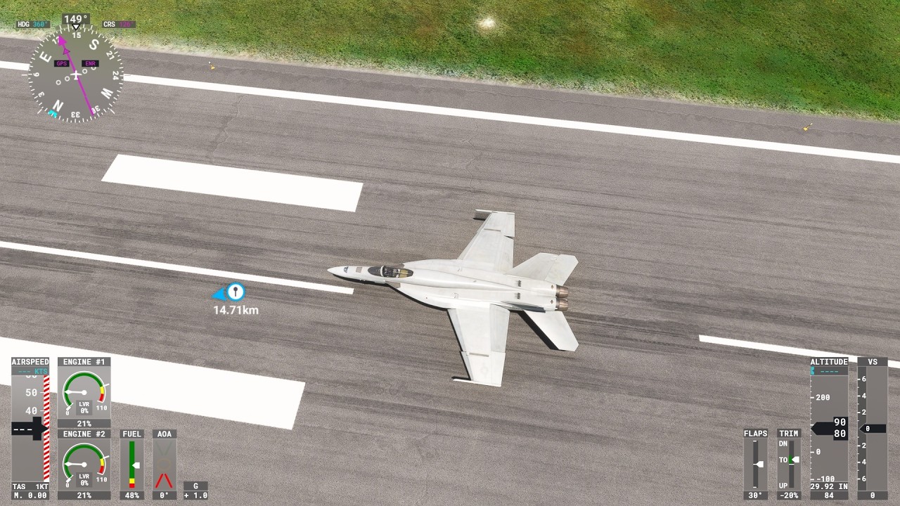 ✈️ Microsoft Flight Simulator - F18 Hornet - 🇧🇷 Litoral do Paraná 🇧🇷