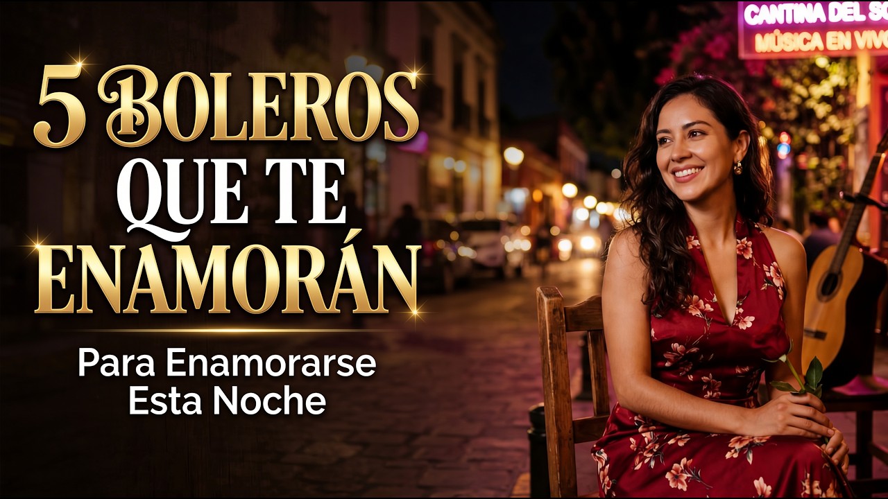 5 BOLEROS DEL ALMA — Para Enamorarse Esta Noche ❤️