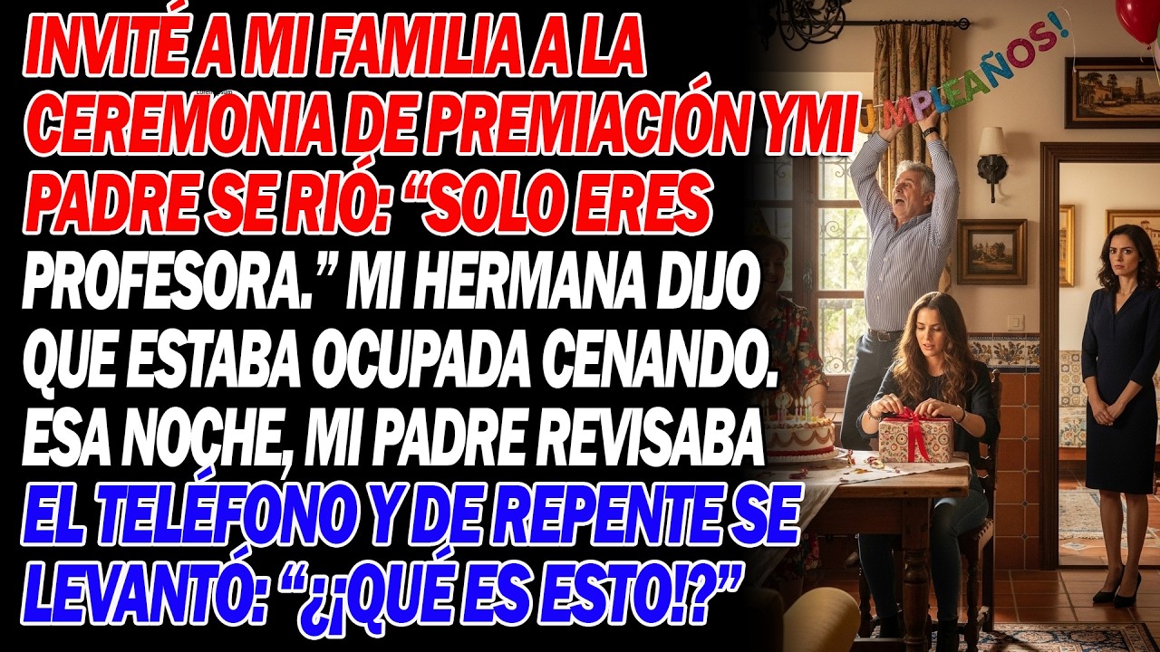 📺 Mis padres dijeron que era “solo una maestra” — hasta verme en la TV nacional esa noche… 😱🔥