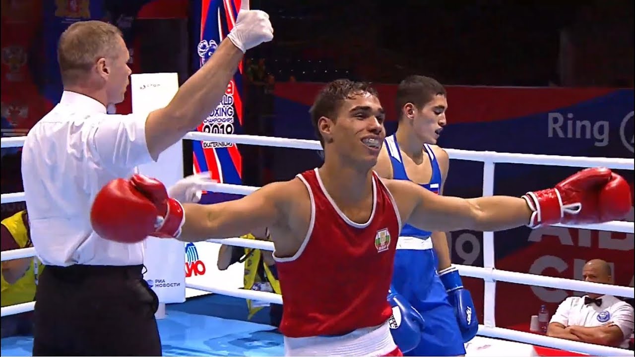 Round of 32 (57kg)  ASENOV Boyan Panev (BUL) vs BATYRGAZIEV ALBERT (RUS) /AIBA World 2019