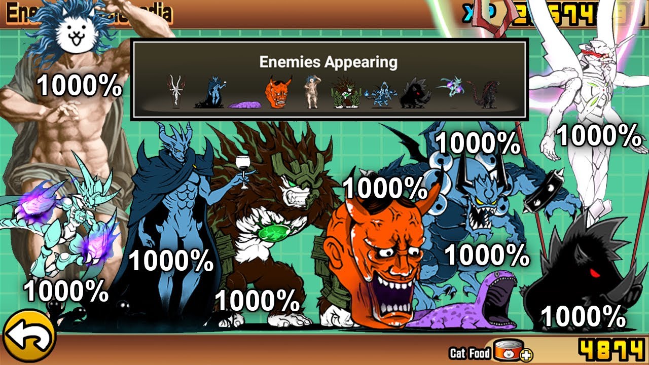 The Battle Cats - Enemies at 1000% (Part 1)