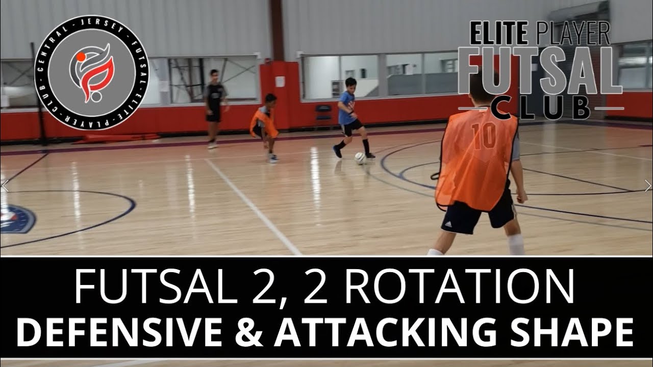 FUTSAL 2,2 ROTATION DEFENSIVE & ATTACKING SHAPE