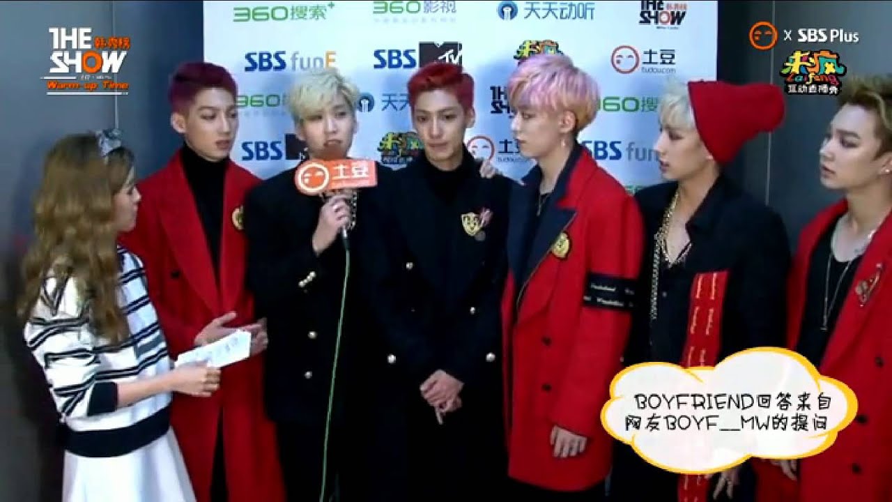 [HD]150317 Boyfriend (보이프렌드) The show warm up time