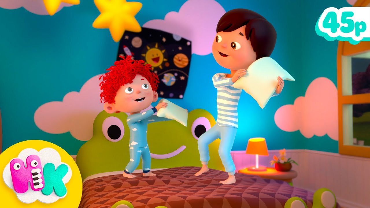 Egy pajtásnál alszom majd! | Pizsiparti | Gyerekdalok | HeyKids Magyarul