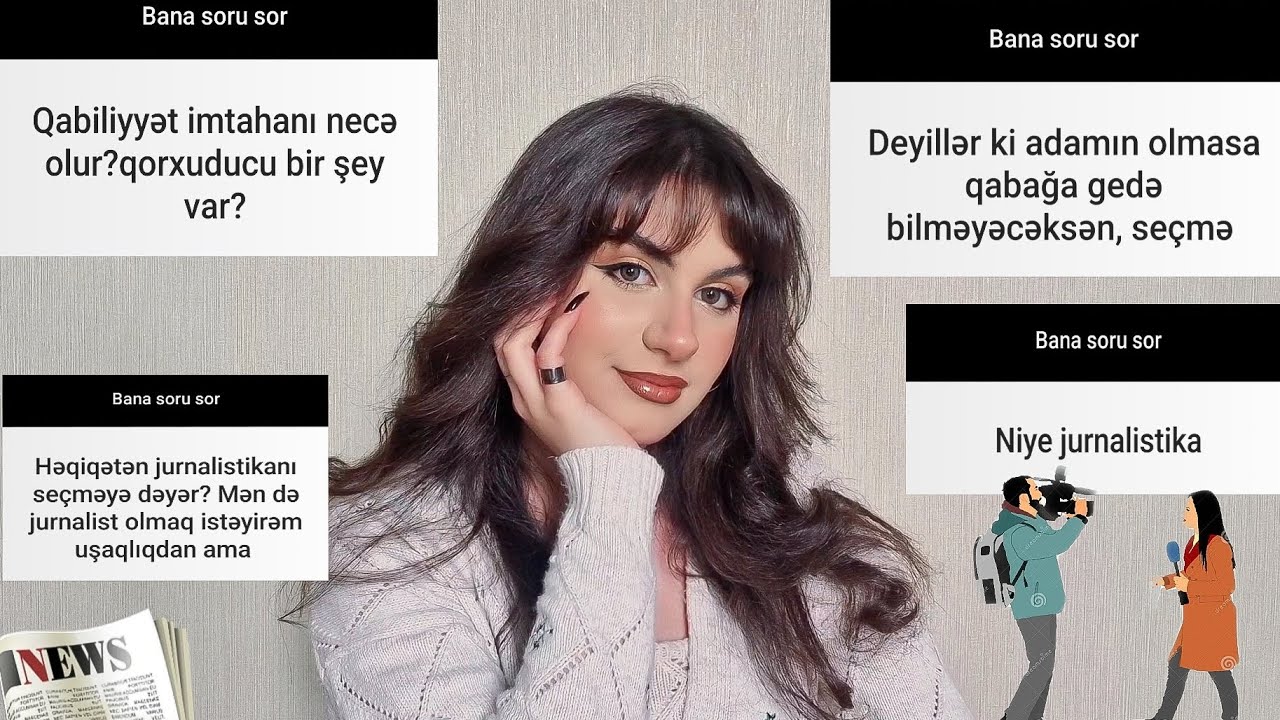 SUAL-CAVAB: JURNALISTIKA || qabiliyyət imtahanı, imtahan stressi, niyə jurnalistika?🐰✨️