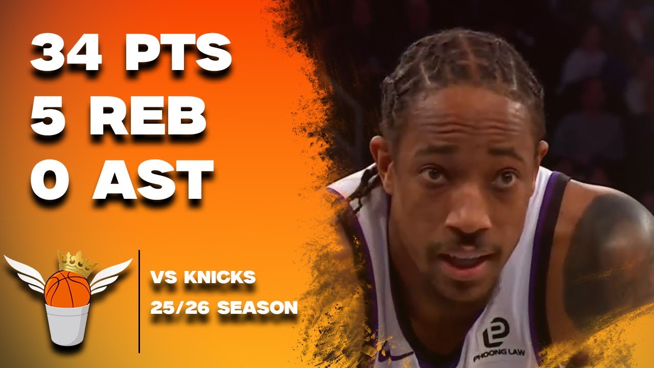 DeMar DeRozan 34 Points vs Knicks Full Highlights! (1/27/2026)
