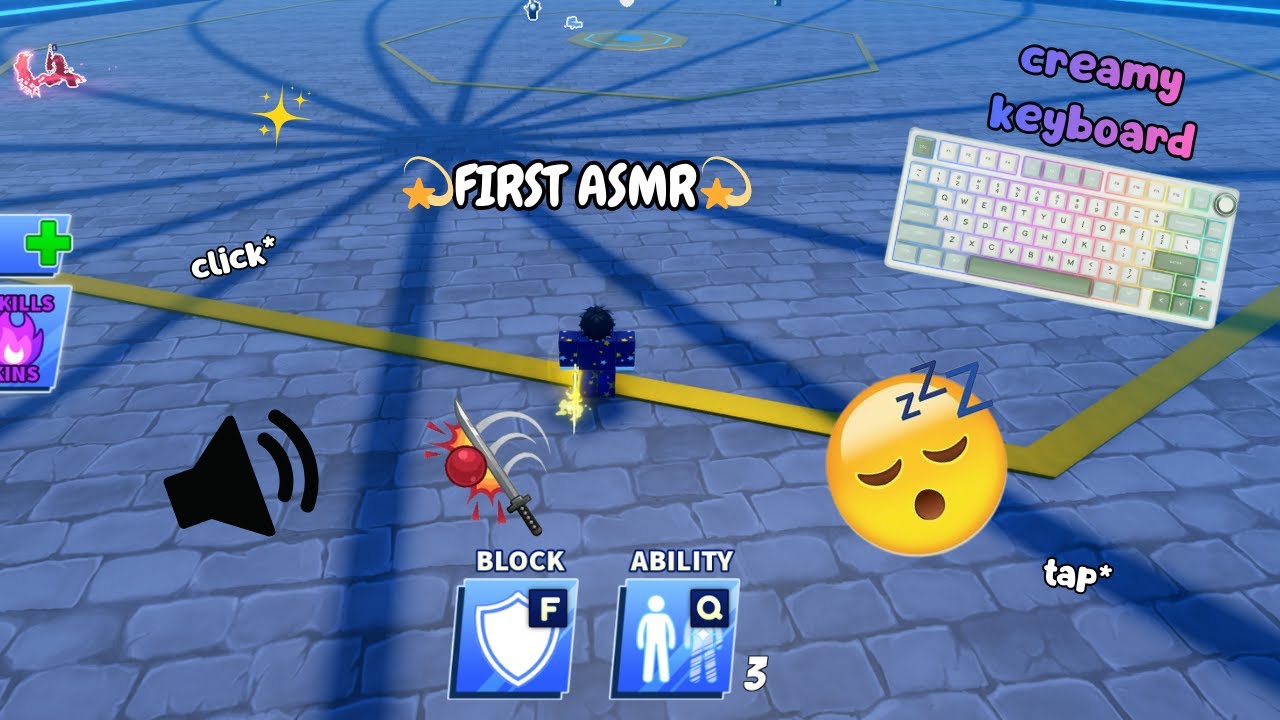 ✩Roblox BLADEBALL w/*Creamy Keyboard Asmr*)✩