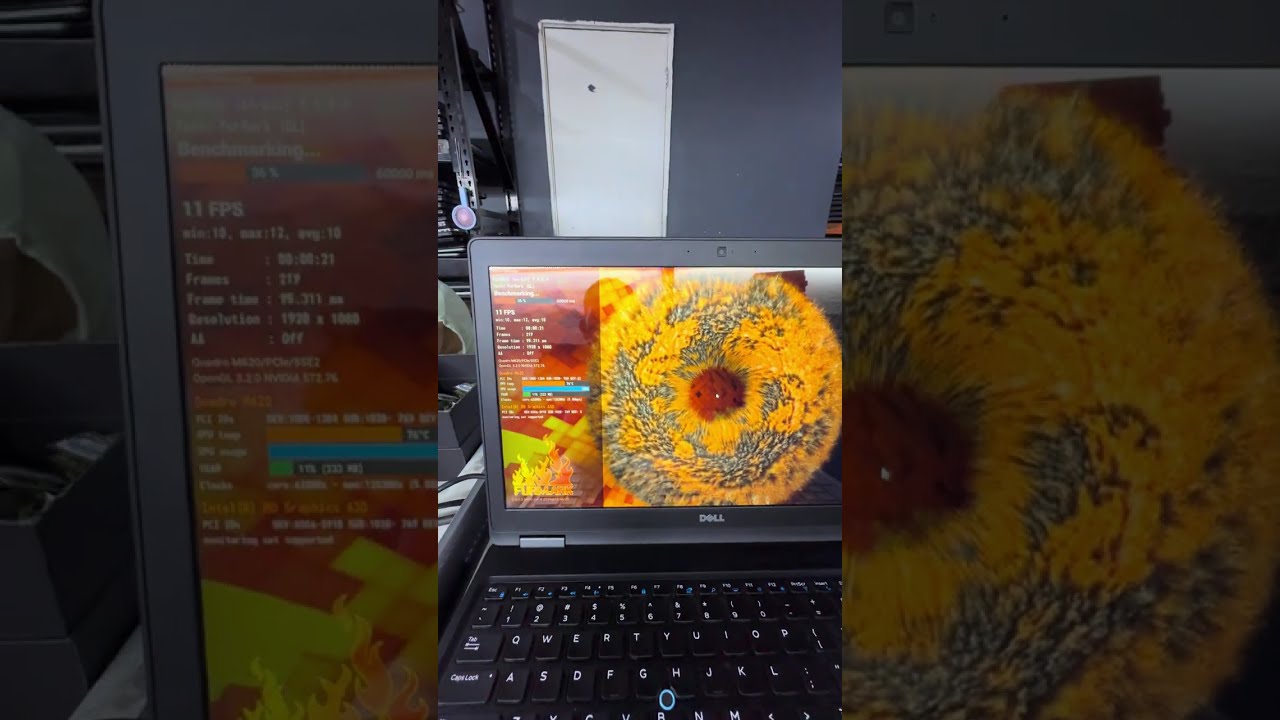 Test Dell precision 3520, i7 7820HQ, 32gb ram, 256gb ssd