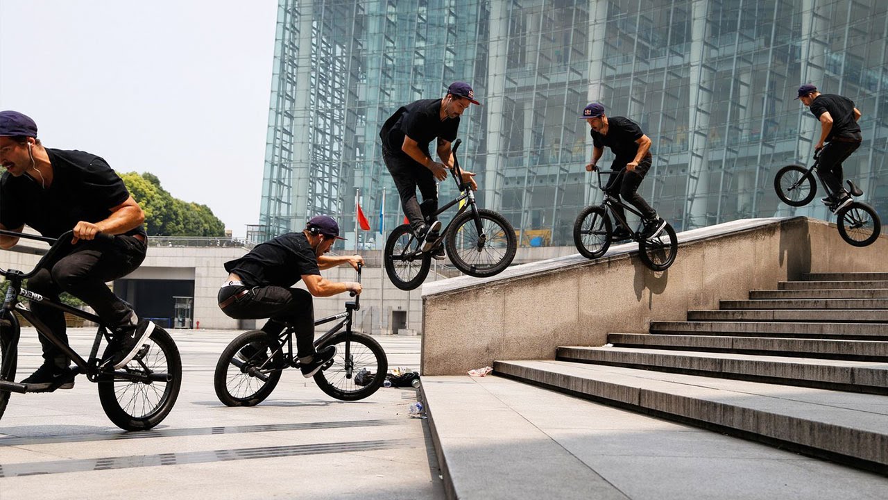 BMX's Garrett Reynolds Lays Down a Street Session in Shanghai | 10 Trick Fix