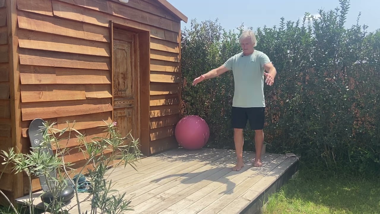 A-Frame Surf Fitness Teil 1 - Introduction und Brettlage- und Paddel Übung