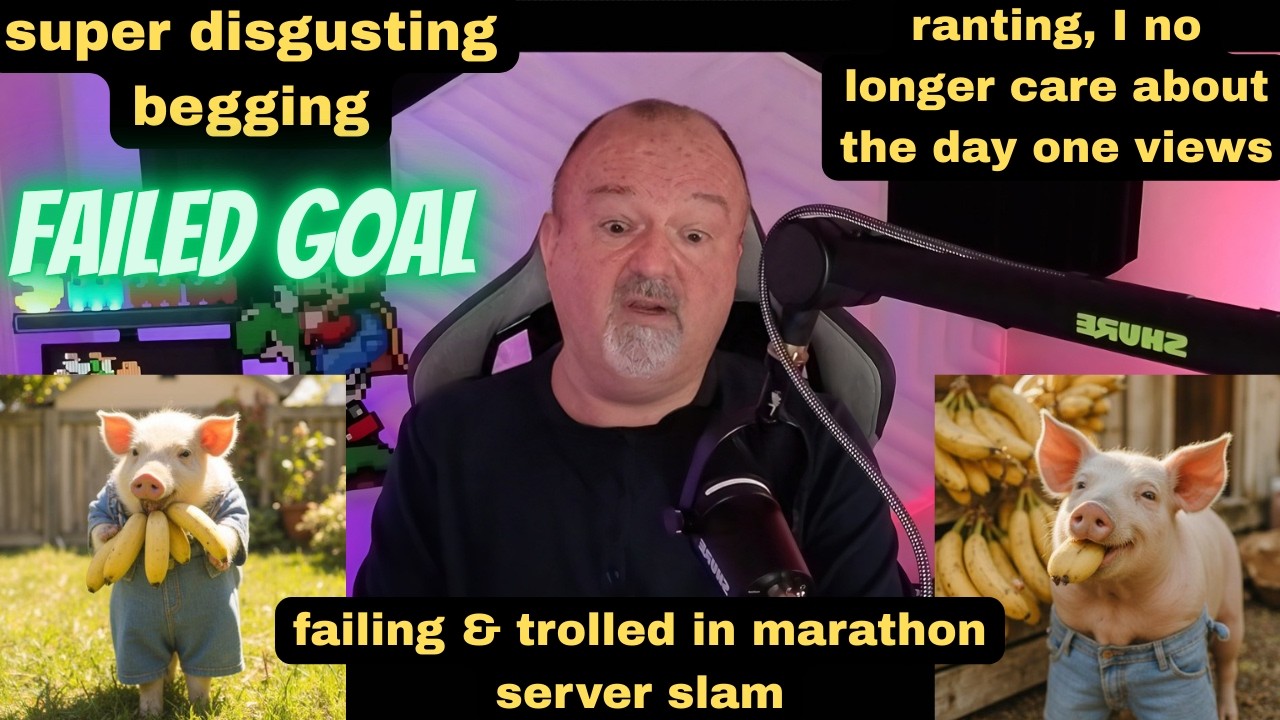 DsP--ranting, I no longer care about the day one views--failing & trolled in marathon server slam