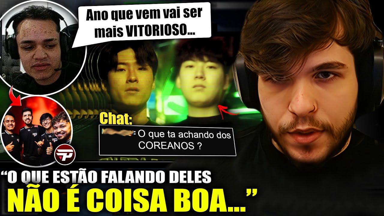BOMBA! RedBert fala sobre ADAPTA&Ccedil;&Atilde;O do TIME e COREANOS da LOUD! Cariok deixa RECADO &agrave; TORCIDA