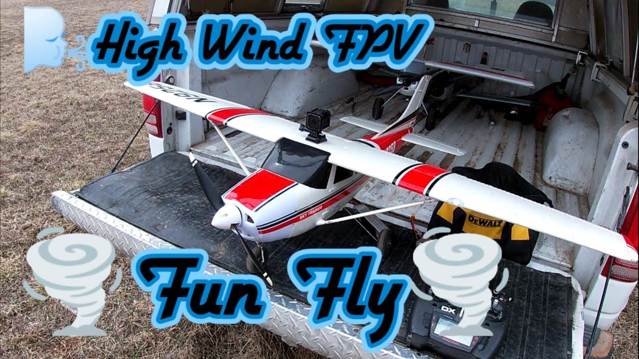 High Wind FPV Fun Flight