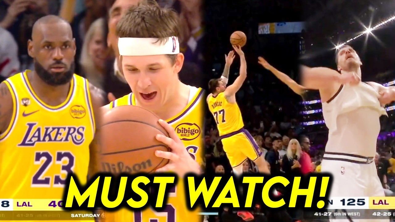Napa I Love You si Reaves, ala Kobe Game Winner ni Luka! Buwis buhay si LBJ! Best Game of the Season