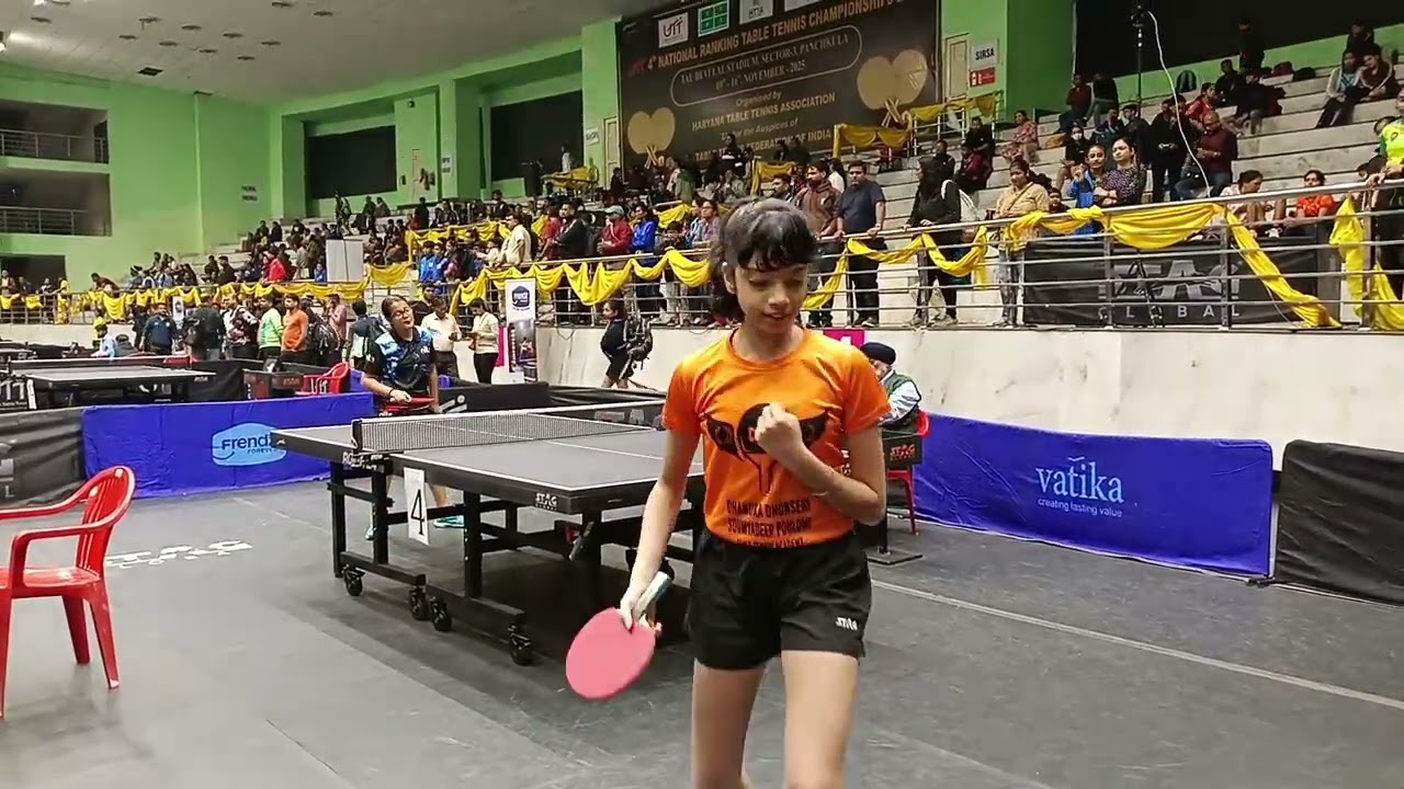 Utt National Ranking Table Tennis Championship 2025 Panchkula Under 15 Girls  Qualifying Round 2