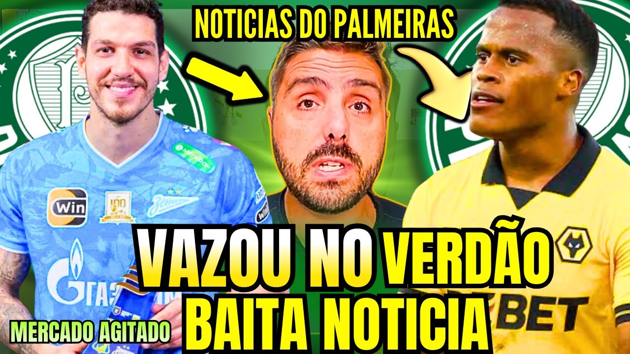 EXCLUSIVO🚨NINO CADA VEZ MAIS PRÓXIMO? | ÁRIAS VEM? | BAITA NOTÍCIAS DO MERCADO DO PALMEIRAS