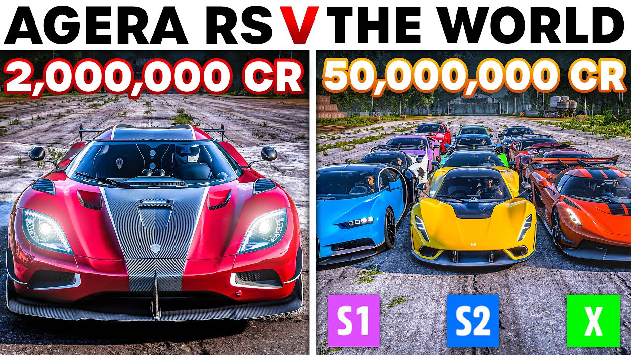 Forza Horizon 5 | 2017 Koenigsegg Agera RS VS The World | The Bugatti Killer!