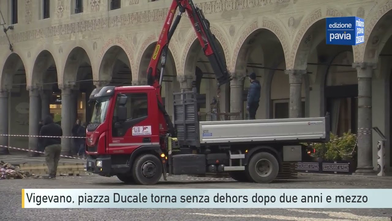 Vigevano, piazza Ducale torna senza dehors dopo due anni e mezzo