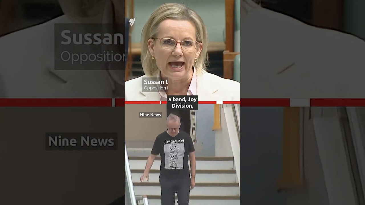 Why is Sussan Ley criticising Anthony Albanese&rsquo;s Joy Division shirt?