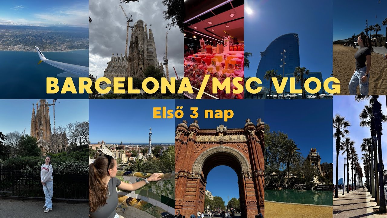 Barcelona vlog | 1 rész