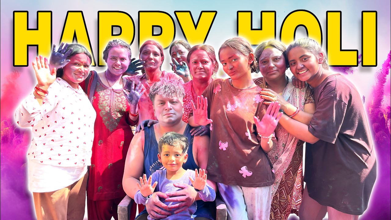 Holi Vlog 🌈Hamari Crazy Holi Celebration✨