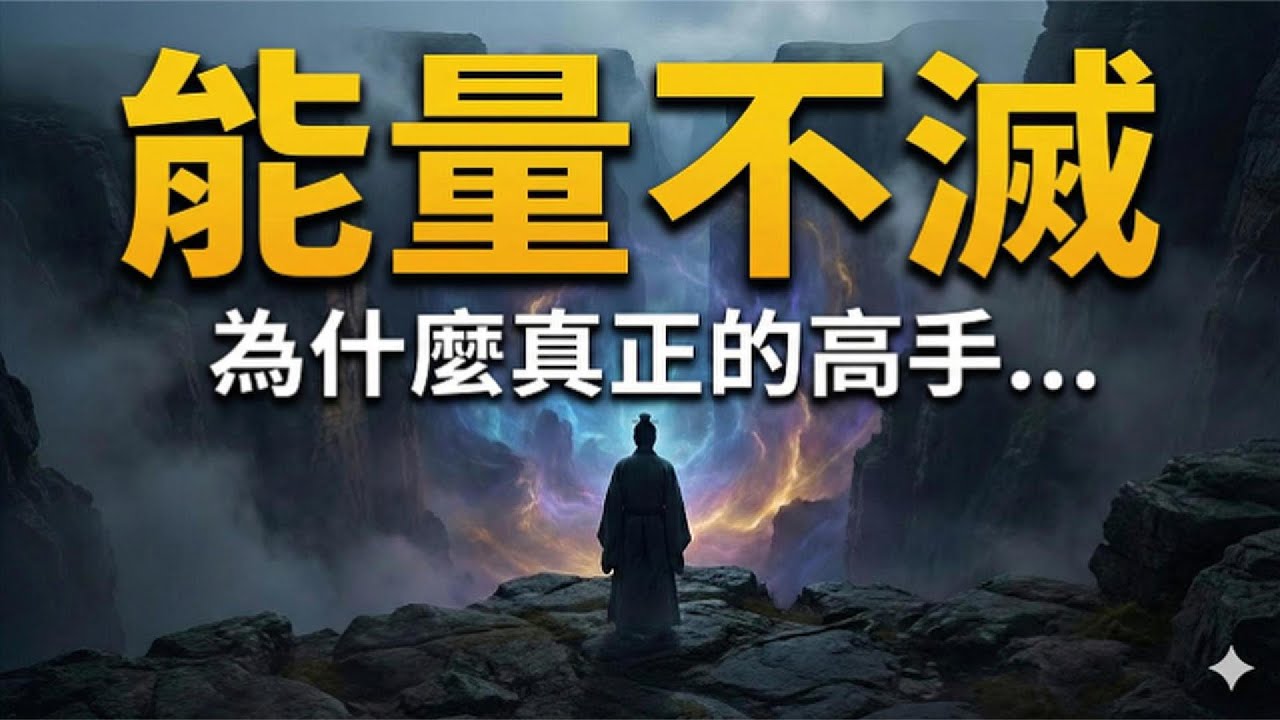 真正的高手，總是精力充沛！老子《道德經》第六章：掌握「能量源源不絕」的頂級心法。