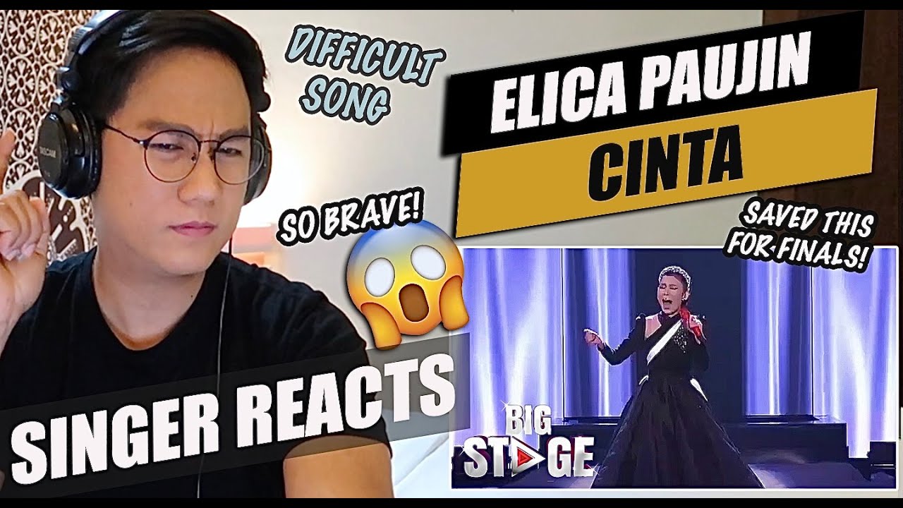 Elica Paujin - Cinta [Big Stage 2022] | SINGER REACTION