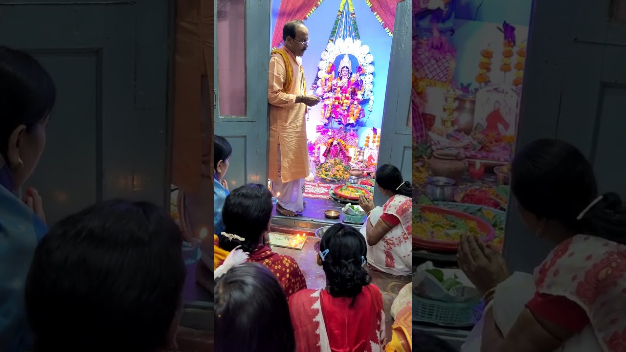 Pushpanjali in Maa Manasha Puja 🙏 /  Jai Maa Manasha  /  Bishori Puja 2023