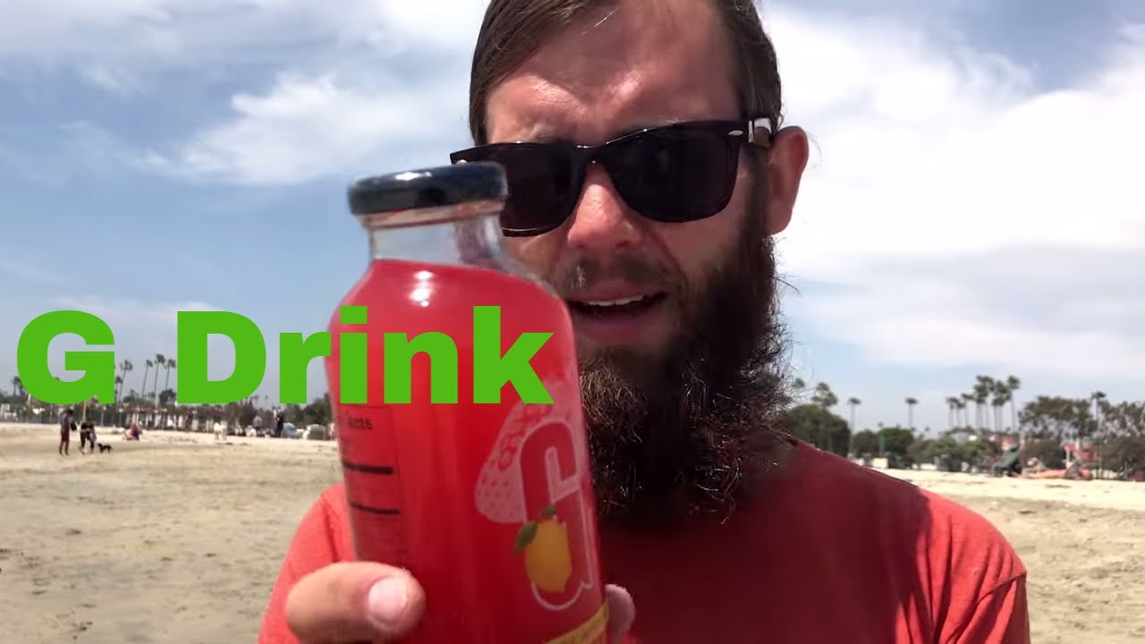 Marijuana drink review: G Drink Strawberry Lemonade 100 mg