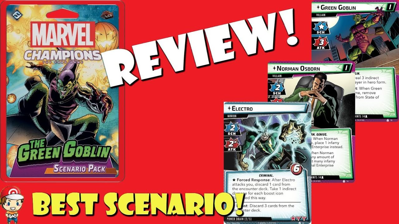 Green Goblin is the Best Marvel Champions Scenario Pack! Review!