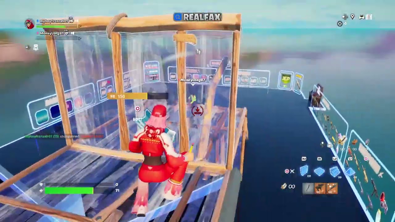 Me being butt at fort