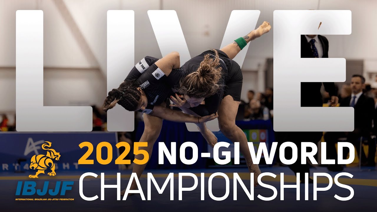LIVE: 2025 IBJJF No-Gi Worlds | Black Belts, Day 1