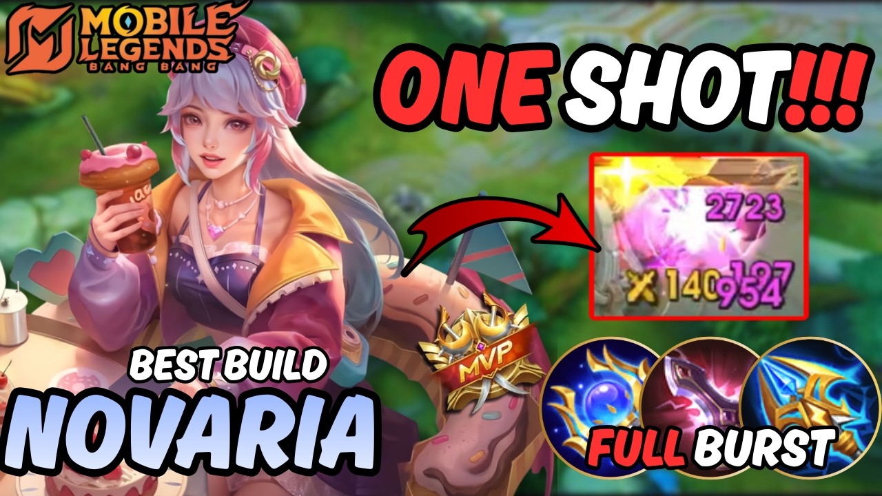 MLBB | NOVARIA ONE SHOT BUILD 😱 INSANE DAMAGE!!!