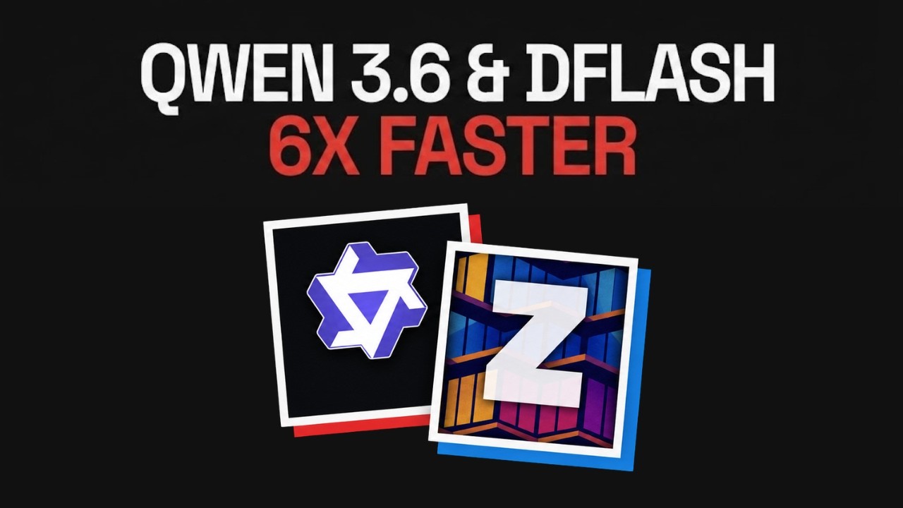 Qwen 3.6 + DFlash Is INSANE (Beats Claude + 6x Faster + OpenSource)