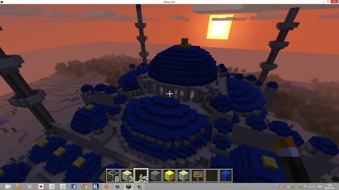 Blue Mosque Minecraft Building (Sultan Ahmed Camii) (Download link included)