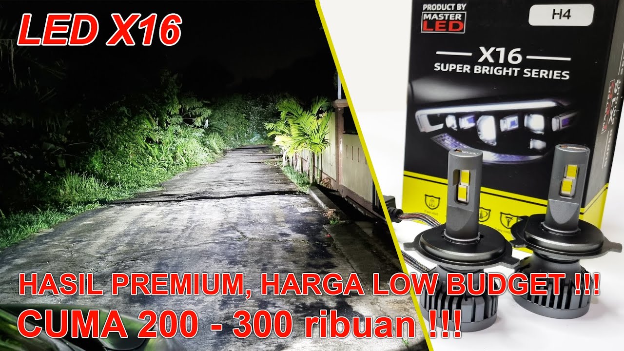 Wow !!! Hasil Premium Harga Low Budget - Review Bohlam LED X16