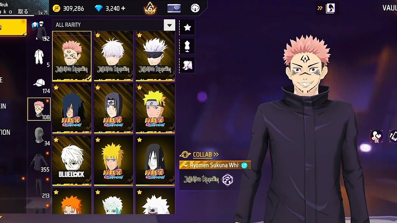 SUKUNA RING EVENT 🔥✨ | FREE FIRE MAX | th4ruk | FREE FIRE X JUJUTSU KAISEN 