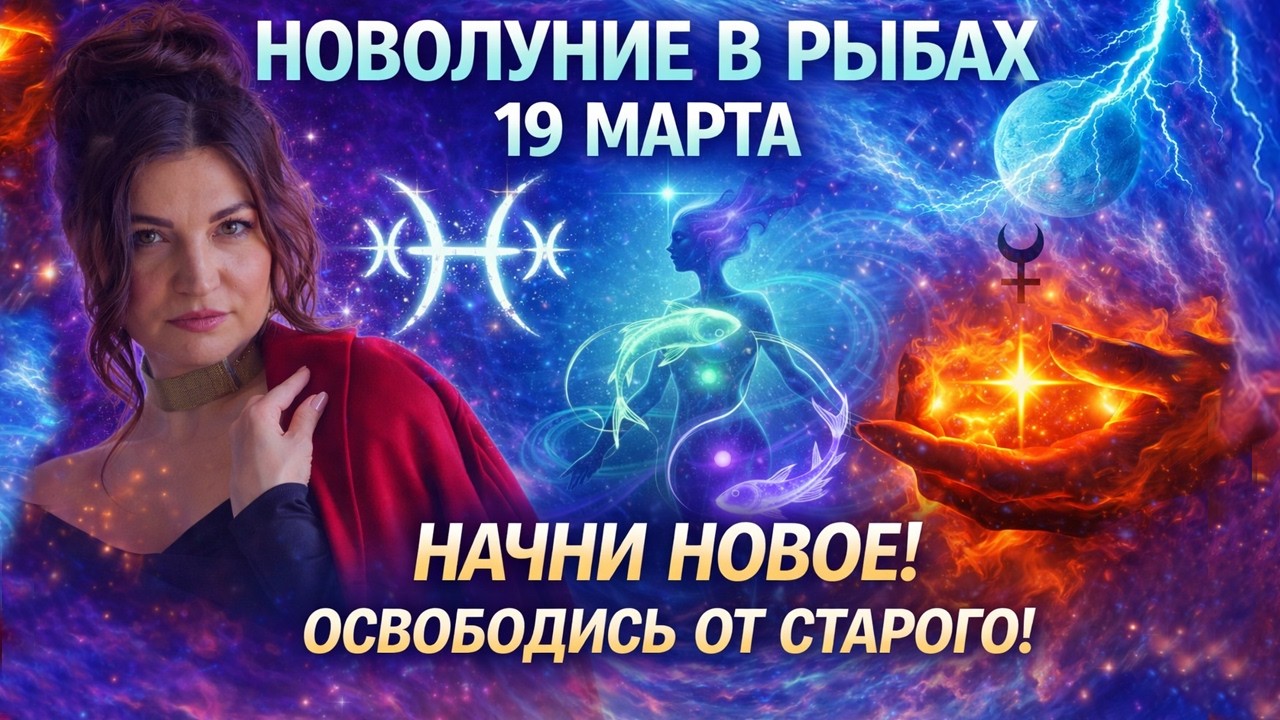 Новолуние в Рыбах 19 марта: Начало новой жизни через отказ от старого | Судьбоносный шанс